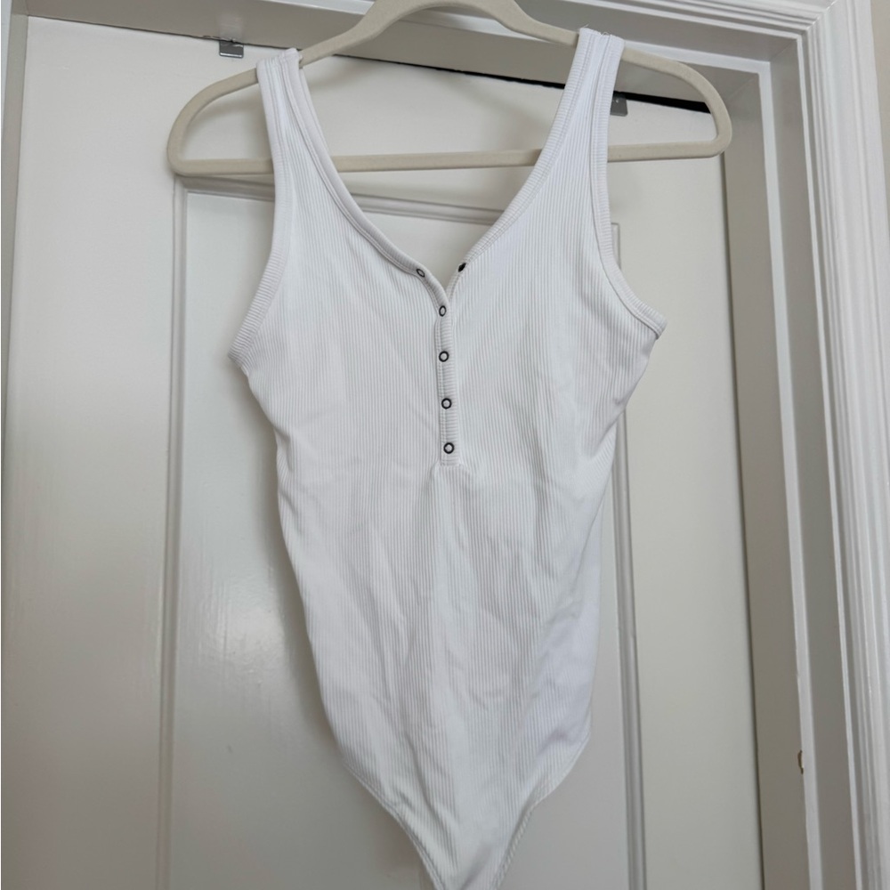 Abercrombie & Fitch White Bodysuit